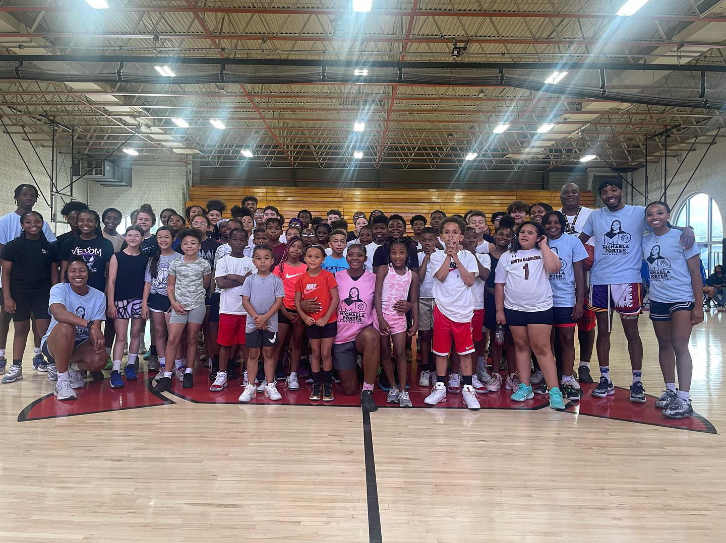 CCAC Athletics Community Engagement event: Michaela "KK" Porter Youth Basketball Clinic